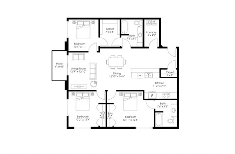 4005 24th Street South 1-3 Beds Apartment for Rent - Photo Gallery 25